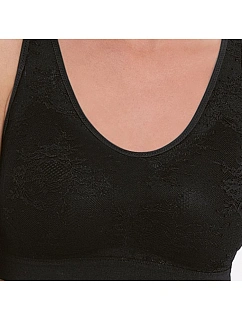 Essential Lace pooperační braletka s pěnovou výztuží 4700X black - Anita Care