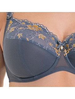 Colette podprsenka s kosticí Full Cup 5249 sky grey - RosaFaia