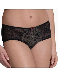 Fleur vyšší kalhotky 1355 black - RosaFaia