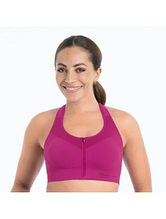 EasyMove Zip sportovní top moldovaný,přední zapínání 5511 candy pink - Active