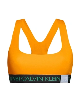 Sportovní podprsenka QF5577E-1ZK oranžová - Calvin Klein
