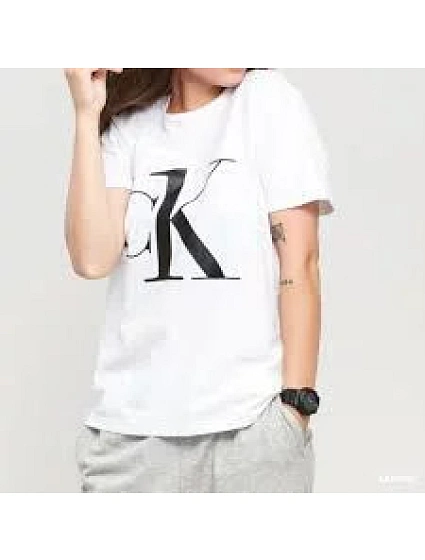 Dámské tričko QS6436E 7UM bílá - Calvin Klein Dámské tričko QS6436E 7UM bílá - Calvin Klein