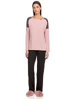 Vamp - Dvoudílné dámské pyžamo 15207 - Vamp pink zephyr xxl
