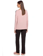 Vamp - Dvoudílné dámské pyžamo 15207 - Vamp pink zephyr xxl