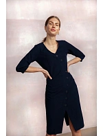 Šaty S295 tmavě modré - Stylove Šaty S295 tmavě modré - Stylove
