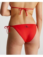 Dámský spodní díl plavek KW01988 XNE červená - Calvin Klein Dámský spodní díl plavek KW01988 XNE červená - Calvin Klein