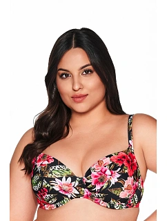 PLAVKOVÁ PODPRSENKA SK 219 FLORAL