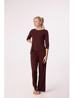 KALHOTY MARGOT LONG BURGUNDY