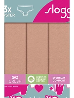 SLOGGI GO CRUSH HIPSTER KALHOTKY 3PACK BEIGE SLOGGI GO CRUSH HIPSTER KALHOTKY 3PACK BEIGE