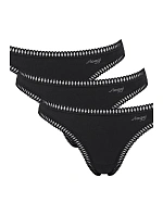 SLOGGI GO CRUSH TANGA 3PACK BLACK SLOGGI GO CRUSH TANGA 3PACK BLACK
