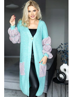 Svetr na zapínání model 171310 PeeKaBoo