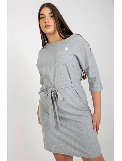 Šaty plus size s proužky model 174936 Lakerta