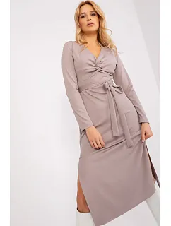 Dámské šaty s žebrovanou strukturou model 191561 Lakerta