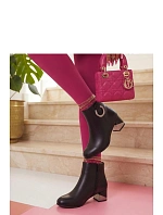 Dámské boty na podpatku na zip model 231679 Solea Dámské boty na podpatku na zip model 231679 Solea