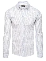 Koszula męska biała FashionStreet DX2436 Koszula męska biała FashionStreet DX2436