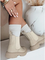LUXIBOOTS dámské kozačky na platformě béžové FashionStreet ZY0487 LUXIBOOTS dámské kozačky na platformě béžové FashionStreet ZY0487