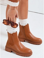 Dámské kozačky MONDERICO camel FashionStreet ZY0512 Dámské kozačky MONDERICO camel FashionStreet ZY0512