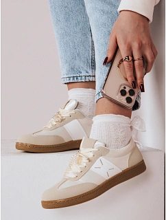 Dámské sportovní tenisky PEARLSTEP beige FashionStreet ZY0680