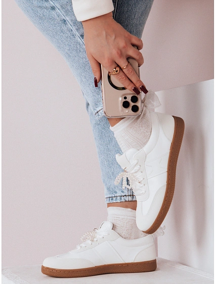 Dámské sportovní tenisky PEARLSTEP white FashionStreet ZY0681