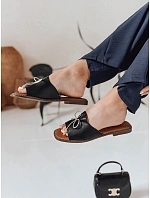 Dámské žabky s mašlí KISSBOW black FashionStreet ZY0756 Dámské žabky s mašlí KISSBOW black FashionStreet ZY0756