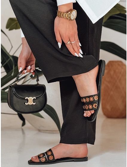 STELLSAN dámské žabky černé FashionStreet ZY0854 STELLSAN dámské žabky černé FashionStreet ZY0854