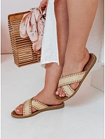 Dámské slaměné žabky SOLINIA beige FashionStreet ZY0923 Dámské slaměné žabky SOLINIA beige FashionStreet ZY0923