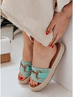 Dámské žabky MISSWAVE zelené FashionStreet ZY0949 Dámské žabky MISSWAVE zelené FashionStreet ZY0949