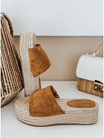 Dámské žabky SUMMERRY camel FashionStreet ZY0986 Dámské žabky SUMMERRY camel FashionStreet ZY0986