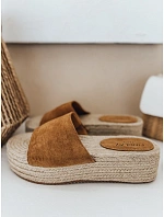Dámské žabky SUMMERRY camel FashionStreet ZY0986 Dámské žabky SUMMERRY camel FashionStreet ZY0986