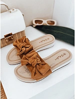 Dámské žabky LOVESLIDE camel FashionStreet ZY0996 Dámské žabky LOVESLIDE camel FashionStreet ZY0996
