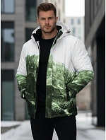 Pánská zimní lyžařská bunda zelená FashionStreet TX5126 Pánská zimní lyžařská bunda zelená FashionStreet TX5126