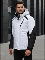 FashionStreet pánská lyžařská bunda bílá TX5130 FashionStreet pánská lyžařská bunda bílá TX5130