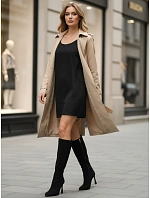 Dámské semišové kozačky na podpatku černé FashionStreet ZY1335 Dámské semišové kozačky na podpatku černé FashionStreet ZY1335