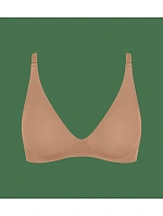 Dámská podprsenka ZERO Feel 2.0 THE UP P Bra - BROWN - hnědá 00CM - SLOGGI Dámská podprsenka ZERO Feel 2.0 THE UP P Bra - BROWN - hnědá 00CM - SLOGGI
