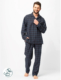 Pánské pyžamo Key MNS 480 B25 délka/r M-2XL na zip
