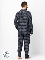 Pánské pyžamo Key MNS 480 B25 délka/r M-2XL na zip Pánské pyžamo Key MNS 480 B25 délka/r M-2XL na zip