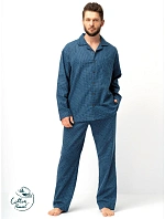 Pánské pyžamo Key MNS 815 B25 délka/r 3XL-4XL na zip Pánské pyžamo Key MNS 815 B25 délka/r 3XL-4XL na zip
