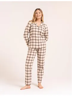Pyžamo Moraj PDD5500-007 dlouhé rukávy, velikosti S–3XL, rozepínací