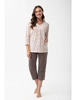 Pyžamo Luna 1305 7/8 M-XL L26 rozepínací