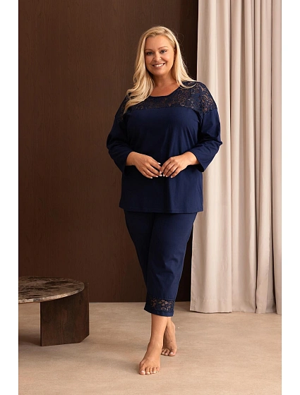 Pyžamo Regina 4014 dlouhé rukávy, velikosti M–2XL, Z26 Pyžamo Regina 4014 dlouhé rukávy, velikosti M–2XL, Z26