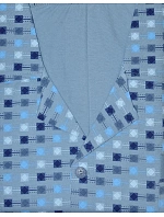 Rozepínané pánské pyžamo Luna 797 M-2XL Rozepínané pánské pyžamo Luna 797 M-2XL