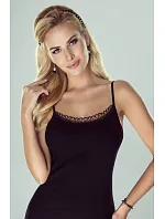 Černá dámská košilka Eldar Delfina Plus 2XL-3XL Černá dámská košilka Eldar Delfina Plus 2XL-3XL