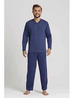Pánské pyžamo Gucio long/r 4XL-5XL