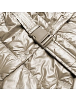 Béžová dámská oversize vesta (KA-016)