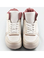 Béžovo-růžové kotníkové dámské tenisky sneakers (WH2122) Béžovo-růžové kotníkové dámské tenisky sneakers (WH2122)