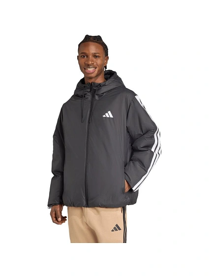 Pánská bunda adidas Essentials Climawarm 3-Stripes Insulated Hooded Jacket black JM4042 pánské oblečení Pánská bunda adidas Essentials Climawarm 3-Stripes Insulated Hooded Jacket black JM4042 pánské oblečení