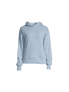 CASALL Froté mikina s kapucí Natural Dye modrá
