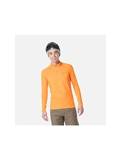 Rossignol Classique 1/2 Zip T-shirt orange pánské