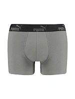 Pánské boxerky Puma 3-Pack černá šedá pohodlná bavlna Pánské boxerky Puma 3-Pack černá šedá pohodlná bavlna