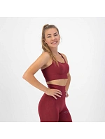Rogelli TRINITY sportovní podprsenka bordó S Rogelli TRINITY sportovní podprsenka bordó S